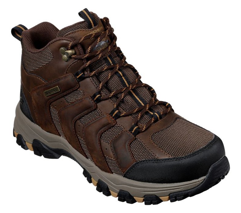 Skechers Relaxed Fit: Selmen - Relodge - Mens Boots Brown [AU-DL6036]